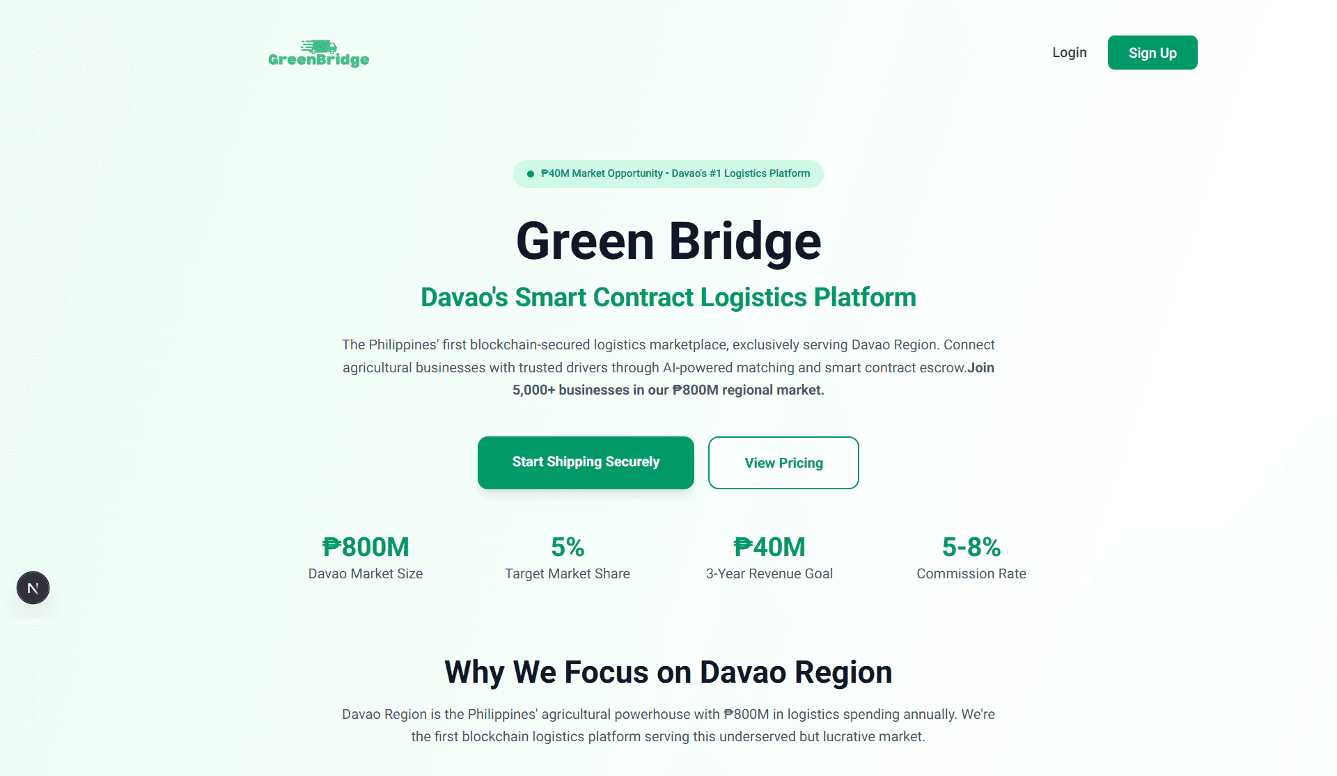 Green Bridge: AI-Powered Logistics Platform